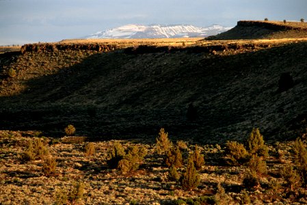 Deschutes National Forest, Diamond Craters and Steens Mountains in the distance.jpg photo