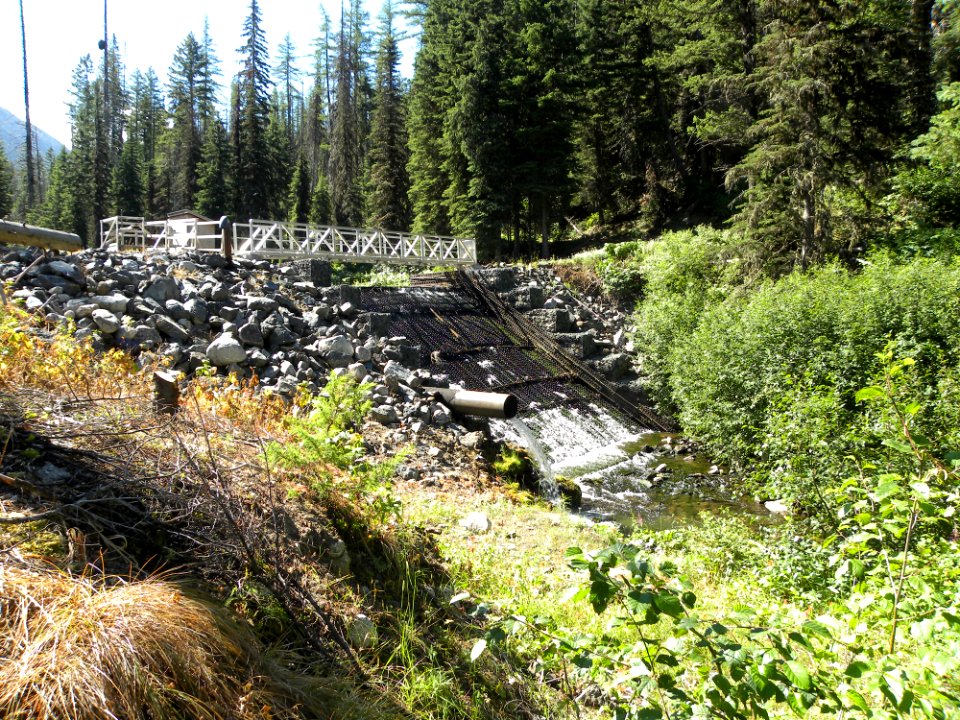 Wallowa Falls Hydroelectric Project Dam Site