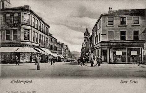 undated postcard of King Street, Huddersfield photo