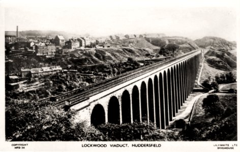 undated postcard of Lockwood Viaduct