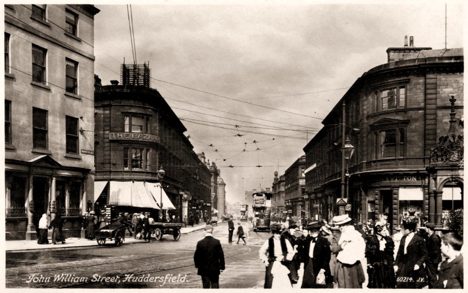 undated photo postcard of John William Street
