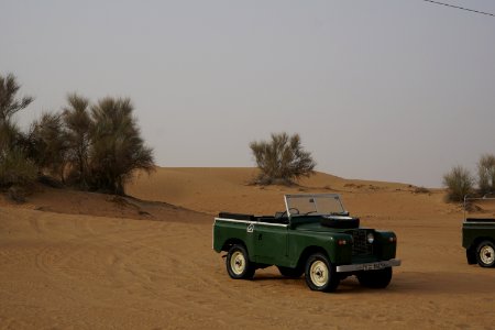 Desert Land Rover