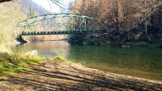 Bridge over Clackamas River 10-06-2020, Mt. Hood National Forest