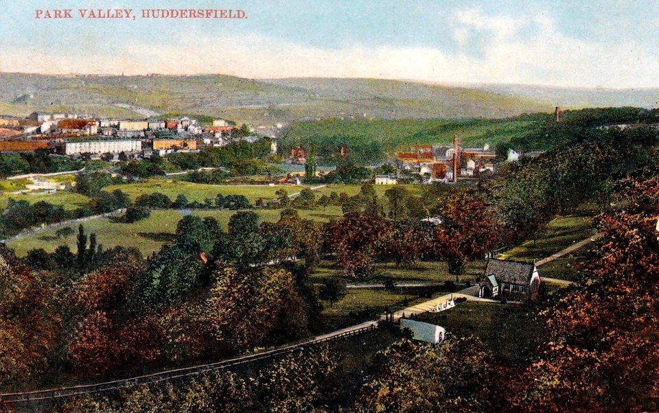 1910 postcard of Park Valley, Huddersfield