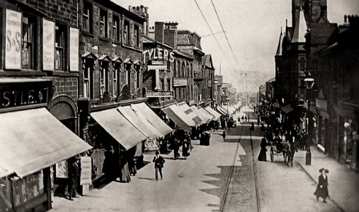 undated photograph of King Street, Huddersfield