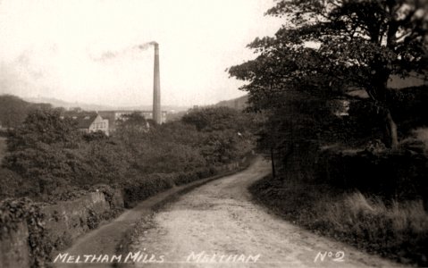1930s photograph of Meltham Mills photo