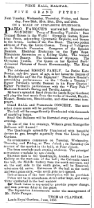 Huddersfield Chronicle 21 June 1856 - Pablo Fanque's Circus