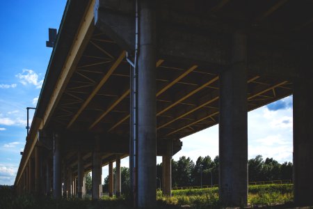Under the overpass