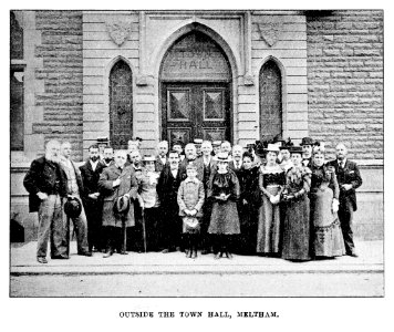 Outside the Town Hall, Meltham photo