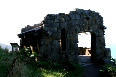 Rock Shelter at Cape Perpetua Overlook, Siuslaw National Forest photo