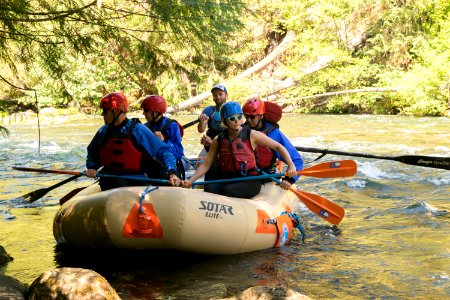 River recreation on the "Wild and Scenic" north Umpqua River
