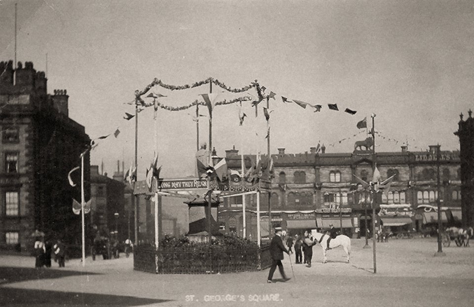 photograph of St. George's Square, circa 1905