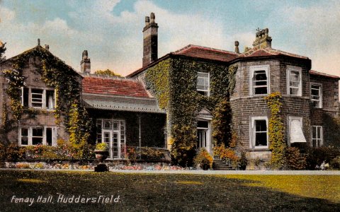 1907 postcard of Fenay Hall, Huddersfield