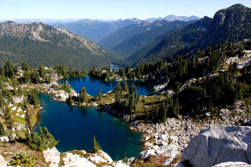 Granite Mountain Potholes, Alpine Lakes Wilderness on the Okanogan-Wenatchee National Forest photo