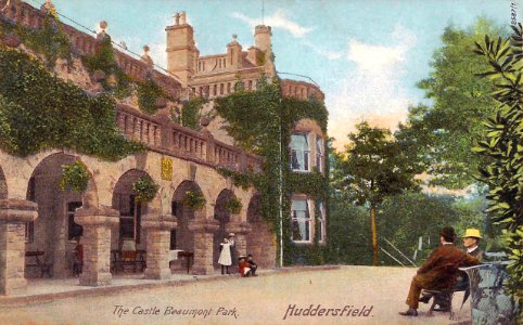 1904 postcard of the Castle Refreshment Rooms in Beaumont Park
