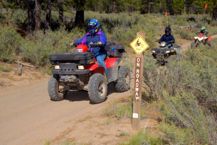 Deschutes National Forest Recreation OHV trail riding photo