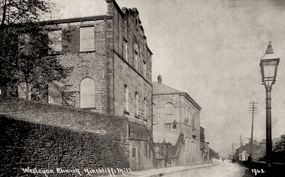 1942 photograph of Hincliffe Mill Wesleyan Chapel