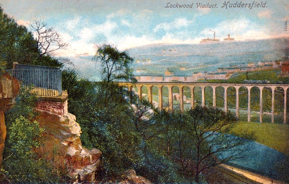 1904 postcard of Lockwood Viaduct