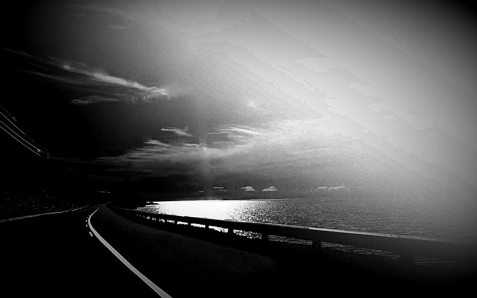 la nebbia e la strada