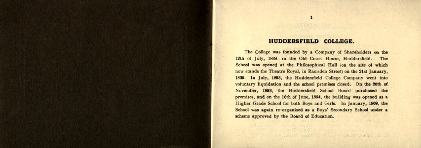 Huddersfield College Calendar - Winter Term 1940 - page 02
