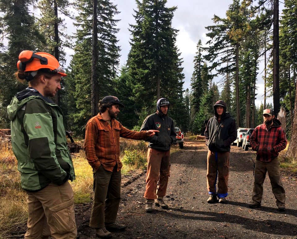 Gifford Pinchot National Forest Mt. Adams Resource Stewardship Crew. Photo courtesy of Mt. Adams Stewardship Crew.