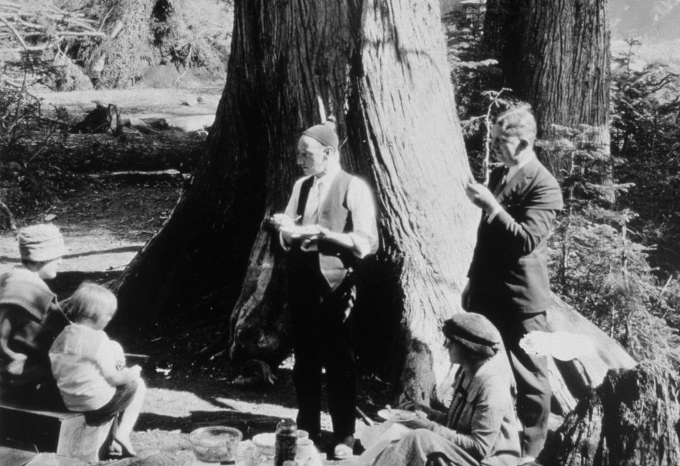 430 Early day campers Mt Hood Nat'l Forest 1930's
