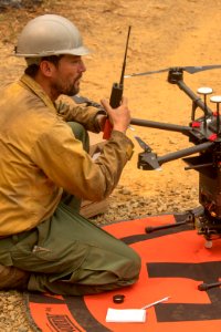 OAS Drone Team preparing for PSD burn