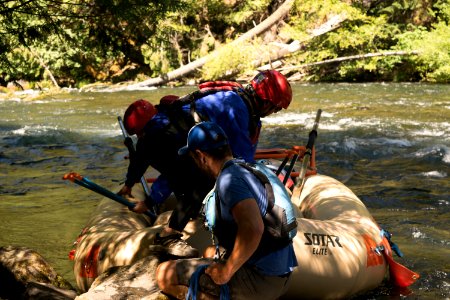 River recreation on the "Wild and Scenic" north Umpqua River photo