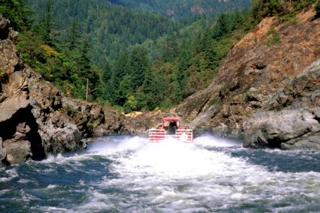 Recreation, jet boat excursion, Rogue River Wild & Scenic River, Rogue River-Siskiyou National Forest photo