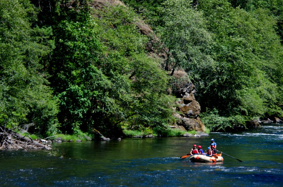 River recreation on the "Wild and Scenic" north Umpqua River