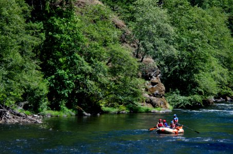 River recreation on the "Wild and Scenic" north Umpqua River photo