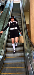 A few pics shopping in my super cute girls dress