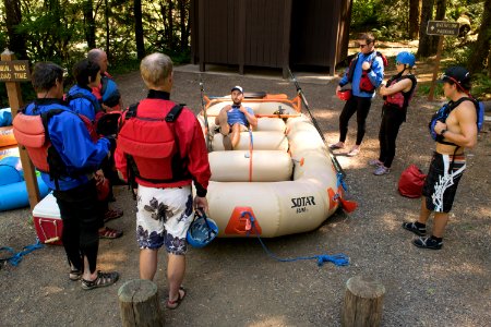 River recreation on the "Wild and Scenic" north Umpqua River