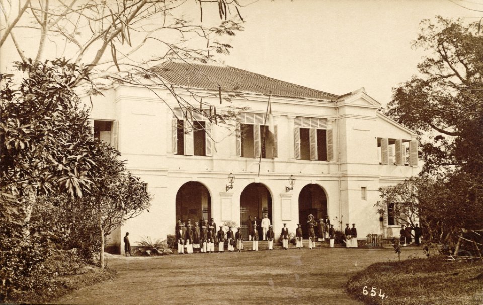 Cochinchine - Cholon, Inspection - Photo by Émile Gsell (1838-1879)