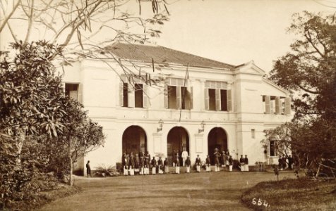 Cochinchine - Cholon, Inspection - Photo by Émile Gsell (1838-1879)