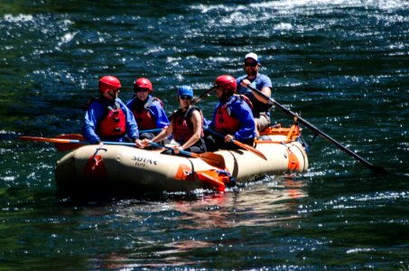 River recreation on the "Wild and Scenic" north Umpqua River