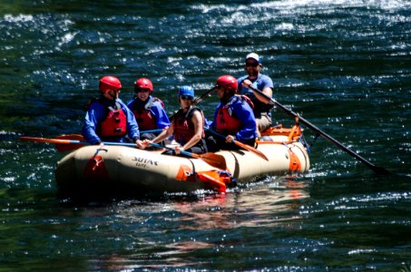 River recreation on the "Wild and Scenic" north Umpqua River photo