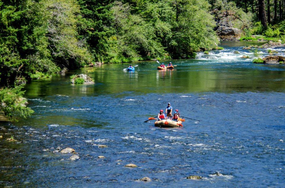 River recreation on the "Wild and Scenic" north Umpqua River