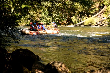 River recreation on the "Wild and Scenic" north Umpqua River