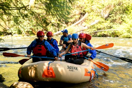 River recreation on the "Wild and Scenic" north Umpqua River photo