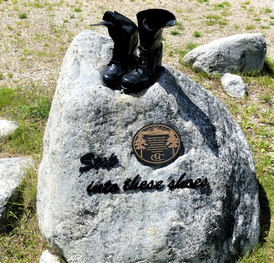 Camp Growden Heritage Site boots2 June 2020 by Sharleen Puckett