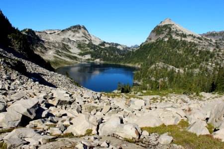 Chetwoot Lake, Alpine Lakes Wilderness on the Mt. Baker-Snoqualmie National Forest photo