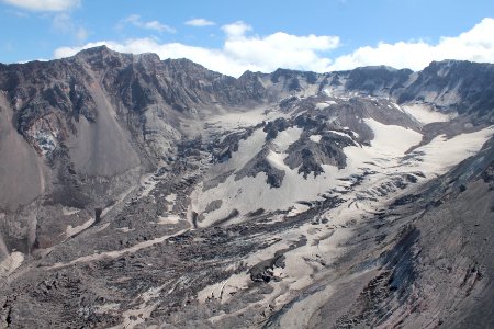 Mount St Helens crater (August 2011), Mount St Helens NVM on the Gifford Pinchot National Forest photo