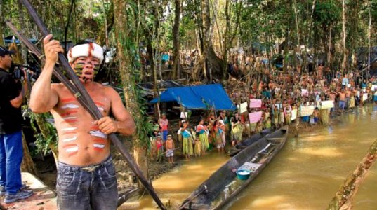 Nativos amazónicos del Río Corrientes alarmados por contaminación de PlusPetrol