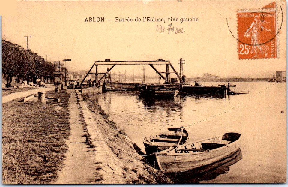 Ablon entree ecluse rive gauche