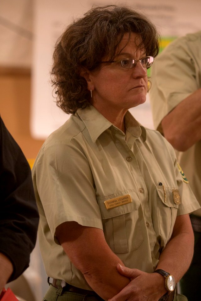 USFS Director of Fire & Aviation Management Shawna Legarza's visit to the ICP in Winthrop, WA