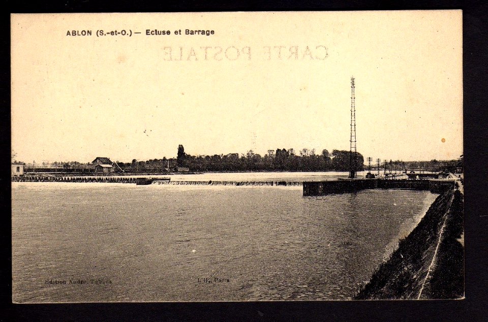Ablon ecluse et barrage