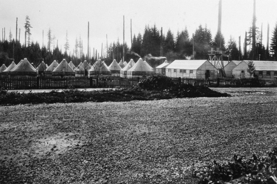 302B Larch Mountain WPA camp 1936