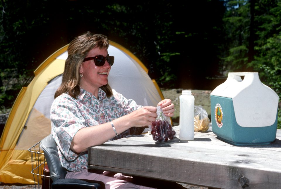 Disabled visitor, accessible campground, Mt Hood National Forest.jpg