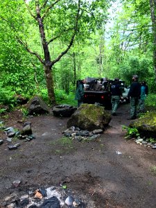 202006 GPNF Squad 3-1 after cleaning up an abandoned camp on the 42 Road USFS photo.